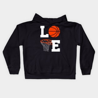 Basketball - Love Coach Player Team Sports Kids Hoodie